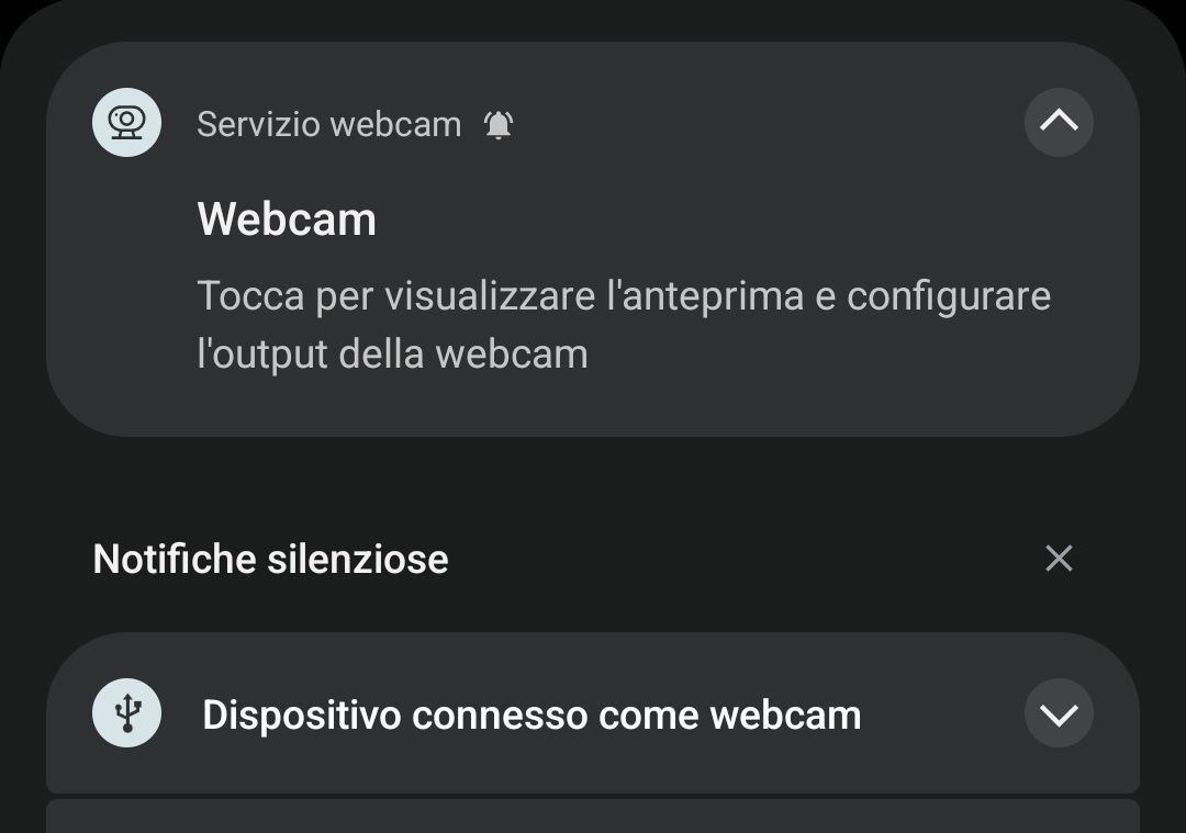 Android servizio webcam